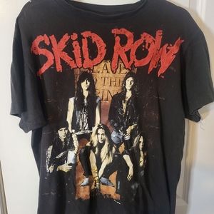 Vintage Skid Row America Tour '91–'92 Black Large T-Shirt